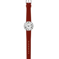 ARNE JACOBSEN ROMAN MED RØD LÆDERREM - 43472