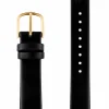 ARNE JACOBSEN URREM SORT LÆDER 16 MM - 1601G