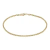 BND HVEDE ARMBÅND 14 KARAT GULD 1,70 MM BRED 17 CM - H1417017C