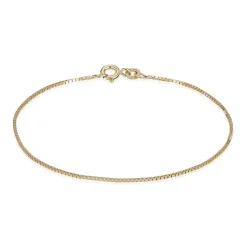 BNH ARMBÅND VENEZIA I 14 KARAT GULD 21 CM - V815021F
