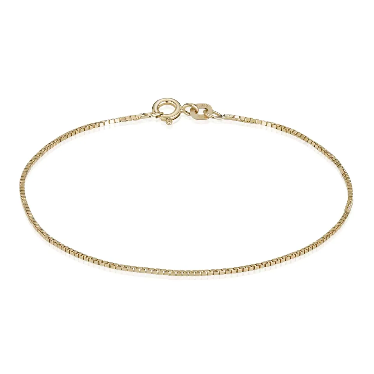 BNH ARMBÅND VENEZIA I 14 KARAT GULD 21 CM - V815021F