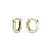 BNH CREOL KNÆK 14 KARAT GULD 2,2 MM BRED 12,5 MM - CRK14220125