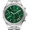 BULOVA PRECISIONIST CLASSIC UR GRØN SKIVE - 96B409