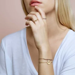 BYBIEHL BEAUTIFUL WORLD FORGYLDT SØLV ARMBÅND - 2-1601-GP