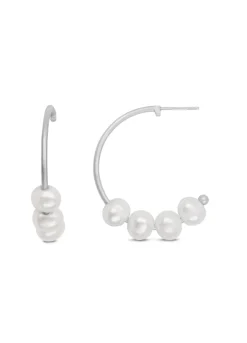 BYBIEHL EMILY HOOPS ØRERINGE SØLV - 4-4701WP-R