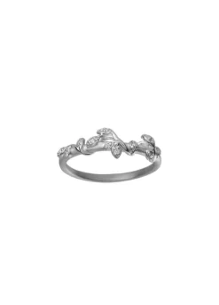 BYBIEHL JUNGLE IVY RING SØLV MED SYNTETISKE ZIRKONIA - 5-3102A-R