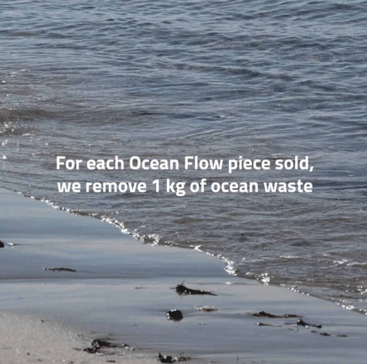 BYBIEHL ØRERING SØLV OCEAN FLOW HOOPS LARGE - 4-4203-R