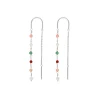 BYBIEHL SCARLETT EARHANGERS COLORS I SØLV - 4-3402M-R