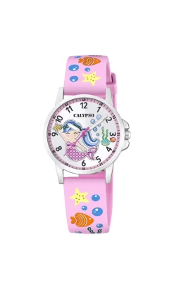 CALYPSO PIGE UR HAVFRUE LYSERØD - K5782/1