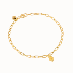 CAMILLE BRINCH BLUSH CRUSH ARMBÅND FORGYLDT SØLV - BCRB-FG-18