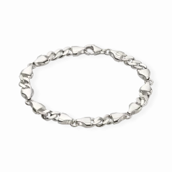 CAMILLE BRINCH MEDIUM CB ARMBÅND I SØLV 18 CM - MCBA-18