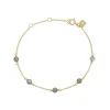 CARRE GEM CANDY SØLV FORGYLDT ARMBÅND - FB 4338 LB 16+1,5+1,5