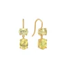 CARRÉ GEM CANDY ØRERINGE SØLV FORGYLDT LEMON KVARTS - FH 4376 LQLQ