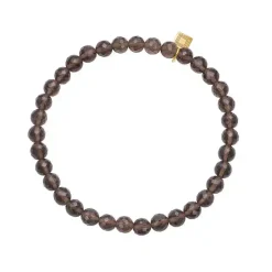 CARRÉ PASHA ARMBÅND MED RØG KVARTS - FB 4406 ST 17,5CM