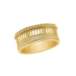CARRÉ PASHA SØLV FORGYLDT RING - FR 4407