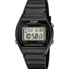 CASIO CLASSIC RETRO DIGITAL UR I SORT MED LYS SKIVE