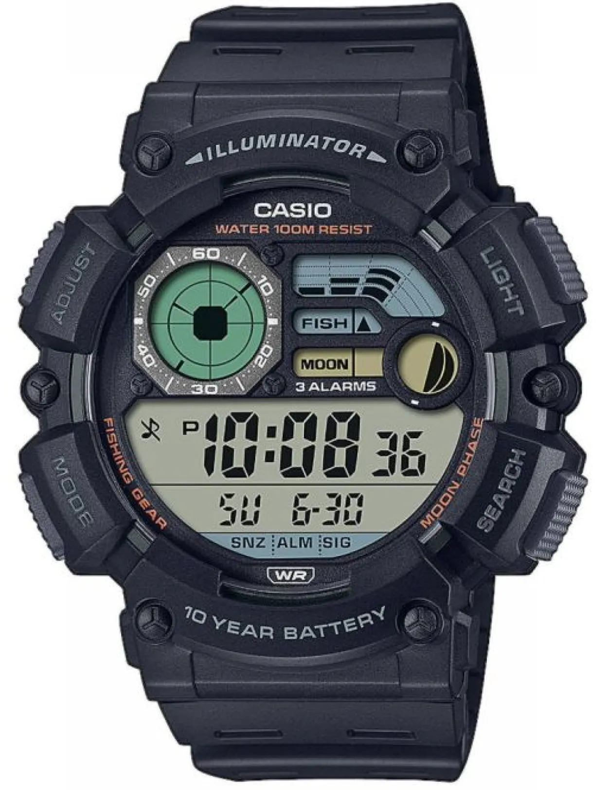 CASIO COLLECTION DIGITAL UR SORT - WS-1500H-1AVEF