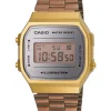 CASIO DIGITAL DAME UR I DOUBLE OG ROSA