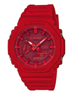 CASIO G-SHOCK RØD - GA-2100-4AER