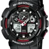 CASIO HERRE UR G-SHOCK DIGITAL ANALOG MED GUMMEREM