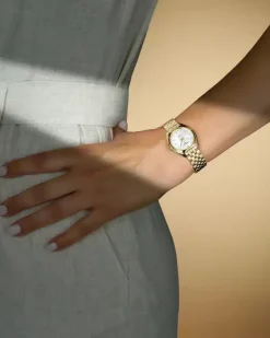 CERTINA DS 2 DAME GULD MED DIAMANTER - C0492103311600