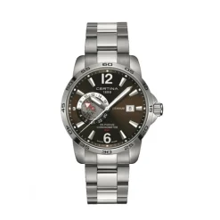 CERTINA PODIUM HERRE GMT TITAN BRUN SKIVE MED LÆNKE