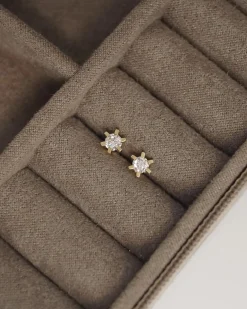 CHRISTOFFERSEN JEWELLERY CARLA ØRESTIKKER 14 KARAT GULD MED 2 X 0,20 CARAT BRILLANT – 3000168