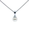 CHRISTOFFERSEN JEWELLERY HALSKÆDE SØLV MED FERSKVANDSPERLE - 4010340