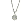 CHRISTOFFERSEN JEWELLERY HALSKÆDE SØLV MED ZIRKONIA - 4070775