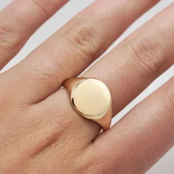 CHRISTOFFERSEN JEWELLERY HERRE SIGNET RING 8 KARAT GULD - 5001175-3