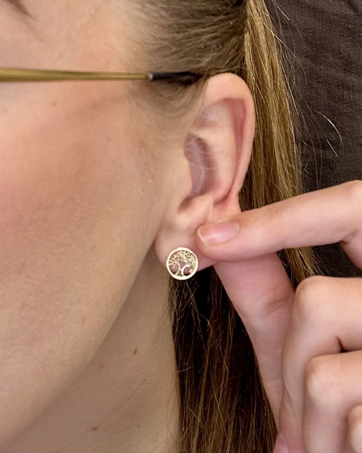 CHRISTOFFERSEN JEWELLERY LIVETS TRÆ ØRESTIKKER 14 KARAT - 3001077