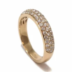CHRISTOFFERSEN JEWELLERY PAVERET RING 14 KARAT GULD MED 0,60 CARAT BRILLANTER - 5000077