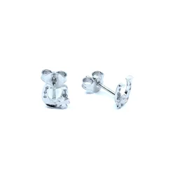 CHRISTOFFERSEN JEWELLERY ØRERINGE HESTESKO MED LILLE FIRKLØVER - 3063717
