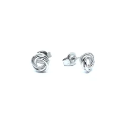 CHRISTOFFERSEN JEWELLERY ØRERINGE MED KNUDE UDEN STEN - 3010574