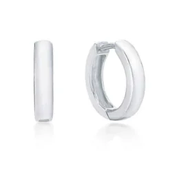 CHRISTOFFERSEN JEWELLERY ØRERINGE SØLV KNÆK CREOL 15 MM - 3710119