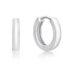 CHRISTOFFERSEN JEWELLERY ØRERINGE SØLV CREOL 3X12 MM - 3010044