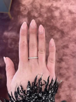 CHRISTOFFERSEN JEWELLERY RING MED ZIRKONIA HELE VEJEN RUNDT - 5010339