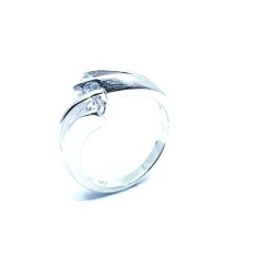 CHRISTOFFERSEN JEWELLERY SØLV RING MED TRE STEN - 5070509