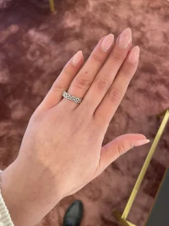 CHRISTOFFERSEN JEWELLERY SØLV RING MED PUKLER - 5011306