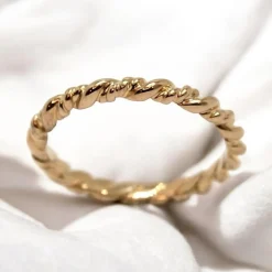 CHRISTOFFERSEN JEWELLERY SNOET RING 14 KARAT GULD - 5001112