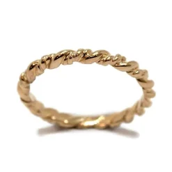 CHRISTOFFERSEN JEWELLERY SNOET RING 8 KARAT GULD - 5001112-3