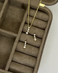 CHRISTOFFERSEN JEWELLERY VEDHÆNG 8 KARAT GULD MED ZIRKONIA - 4071258-3
