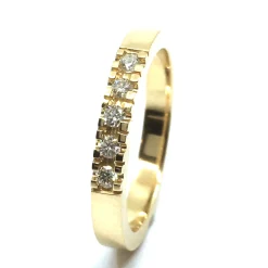 CHRISTOFFESEN JEWELLERY ALLIANCE RING I 14 KARAT GULD MED BRILLANTER - 5000916