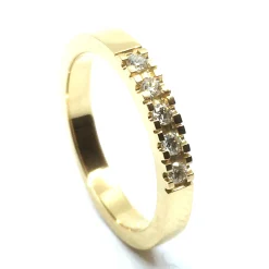 CHRISTOFFESEN JEWELLERY ALLIANCE RING I 14 KARAT GULD MED BRILLANTER - 5000916