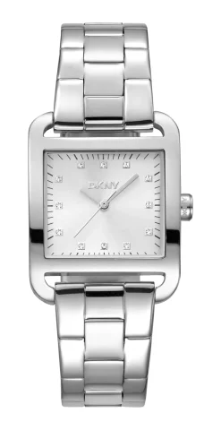 DKNY CITY MIDI UR DAME STÅL MED LÆNKE - DK1L004M0045