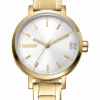 DKNY SOHO GLITZ UR DAME GULD FARVET MED LÆNKE - DK1L038M0055