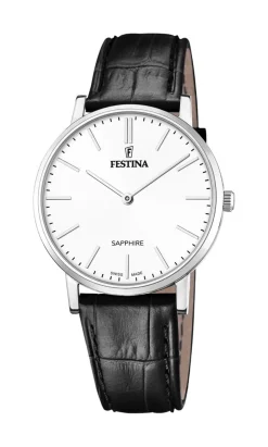 FESTINA HERREUR I STÅL SWISS MADE SLIM - F20012/1