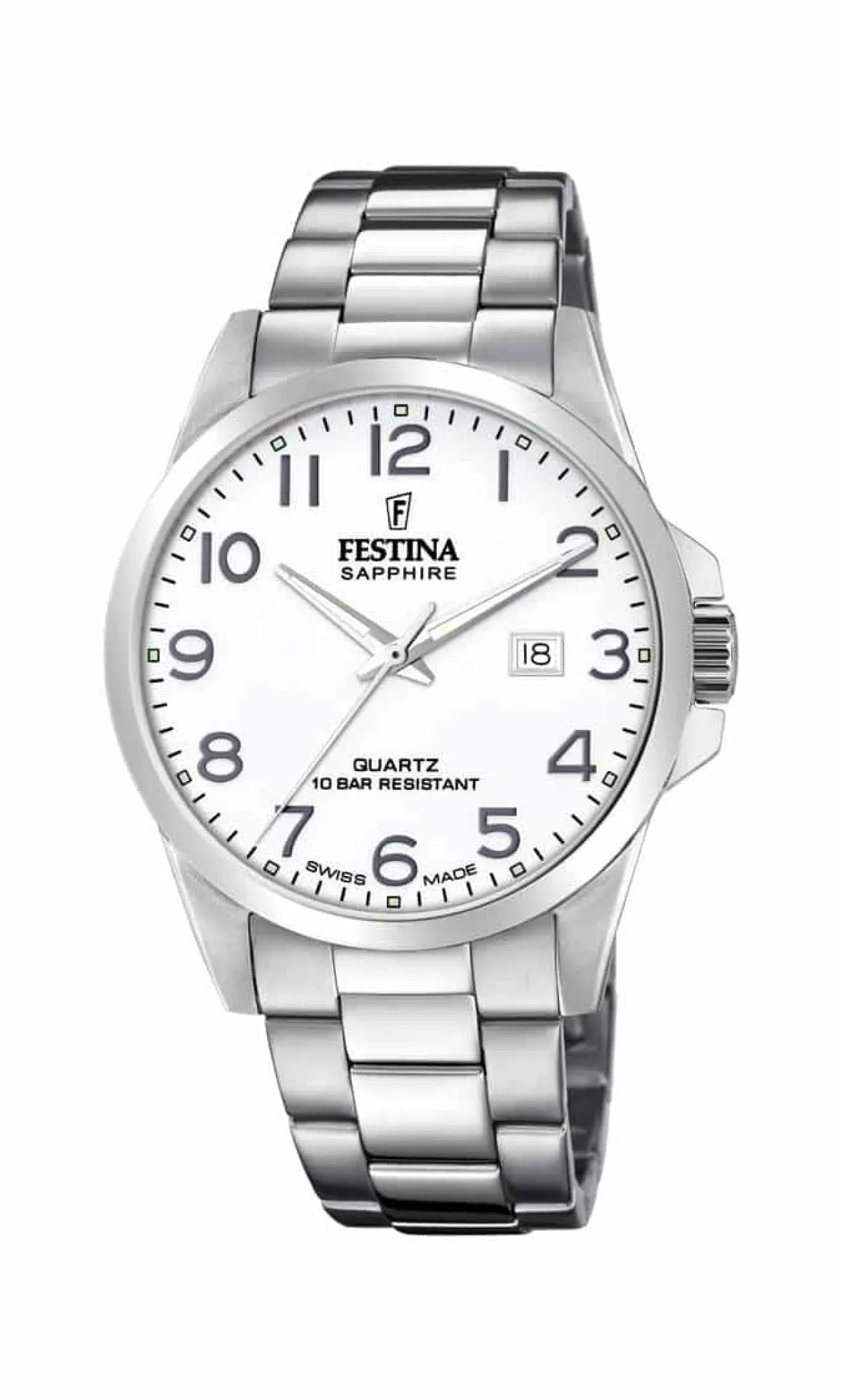 FESTINA SWISS MADE UR HERRE MED TAL - F20024/1