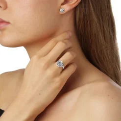 FLORA DANICA DILD RING SØLV - DF-Ri-S
