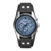 FOSSIL COACHMAN CHRONOGRAPH SORT LÆDER - CH2564